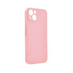 Capa de Silicone com Moldura de Câmera para Apple iPhone 13 Rosa Capa de Silicone com Moldura de Câmera para Apple iPhone 13 Rosa